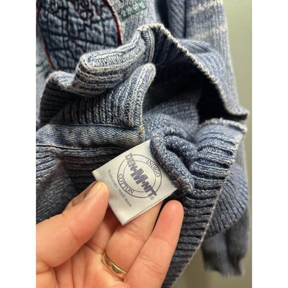 Vintage Blue Willi’s International Golf Club Button Cardigan Sweater XL - Picture 4 of 7